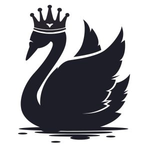 Swan Princess Crown Kids SVG, PNG, JPG, PSD, PDF Files