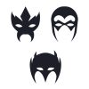Super Hero Mask SVG, PNG, JPG, PSD, PDF Files