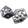 Two Dice Clipart SVG, PNG, JPG, PSD, PDF Files