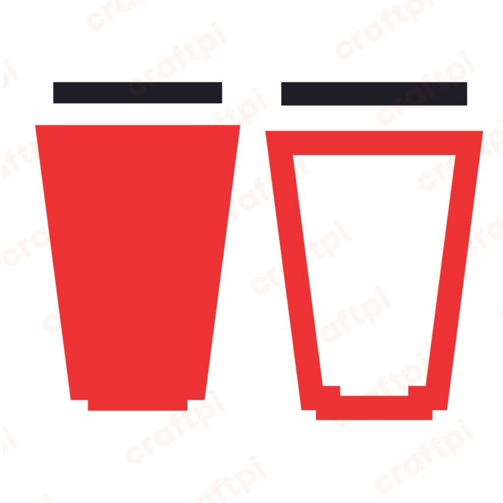 Red Party Cup SVG, PNG, JPG, PSD, PDF Files