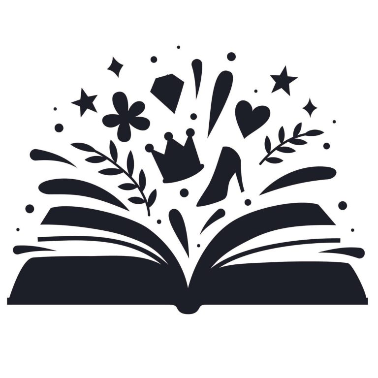 Book with Flowers SVG, PNG, JPG, PSD, PDF Files