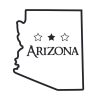 Map of Arizona Frame SVG, PNG, JPG, PSD, PDF Files