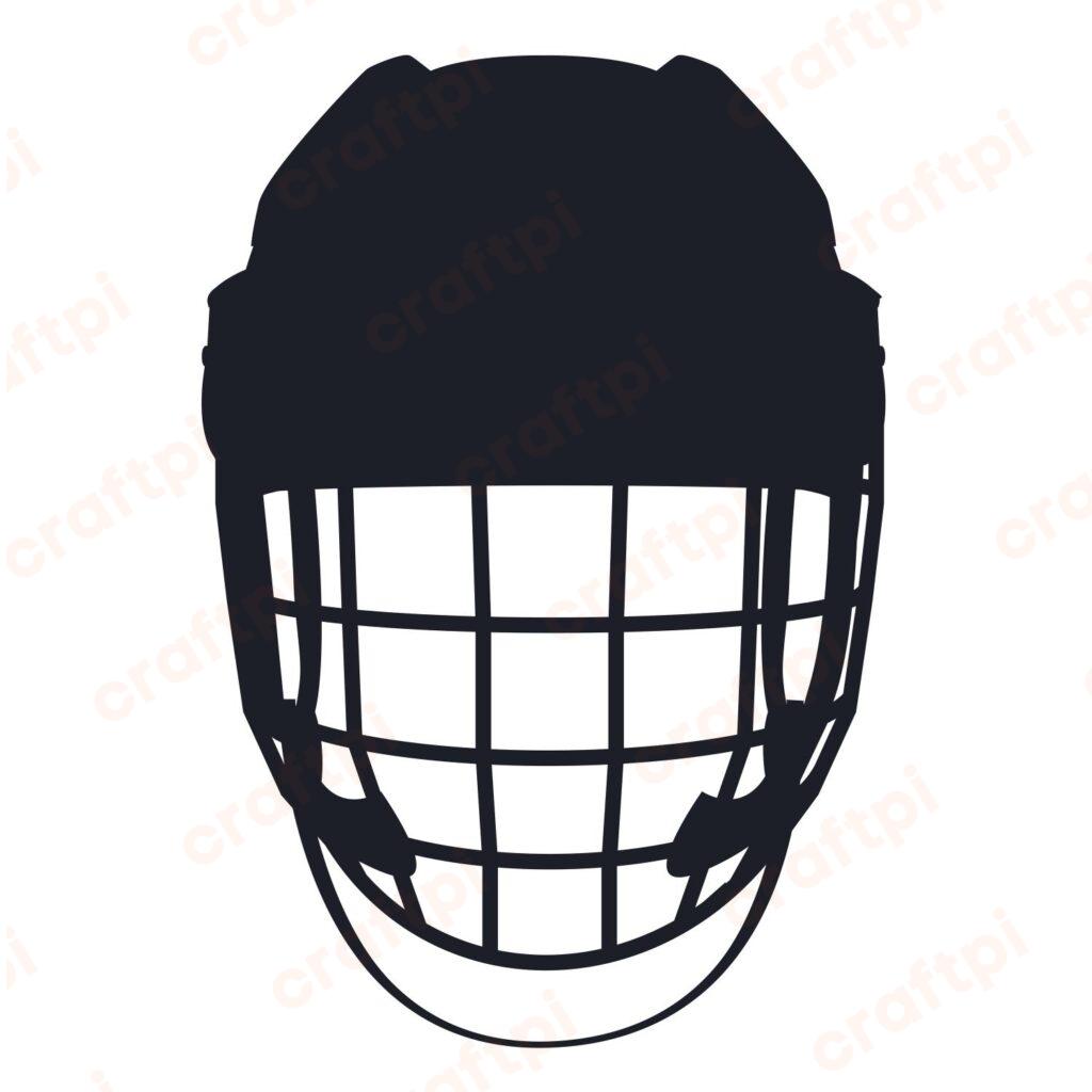 Hockey Helmet SVG, PNG, JPG, PSD, PDF Files