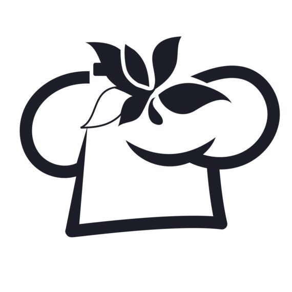 Floral Chef Cap SVG, PNG, JPG, PSD, PDF Files