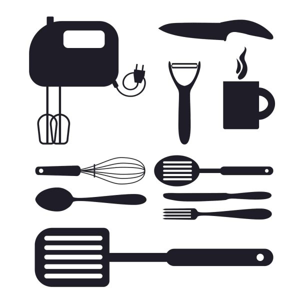 Kitchen Tools Bundle SVG, PNG, JPG, PSD, PDF Files