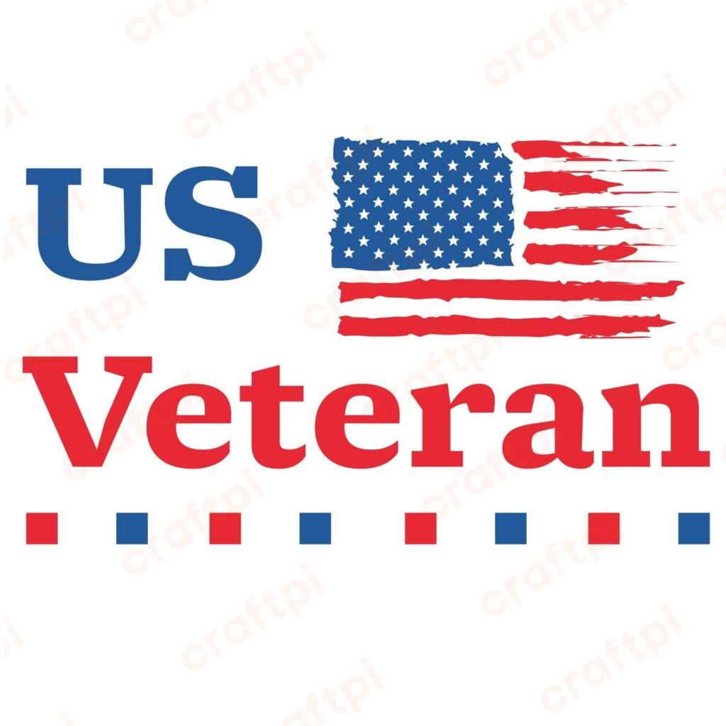 US Veteran Colorful SVG, PNG, JPG, PSD, PDF Files