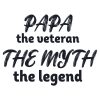 Veteran Papa SVG, PNG, JPG, PSD, PDF Files