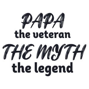 Veteran Papa SVG, PNG, JPG, PSD, PDF Files