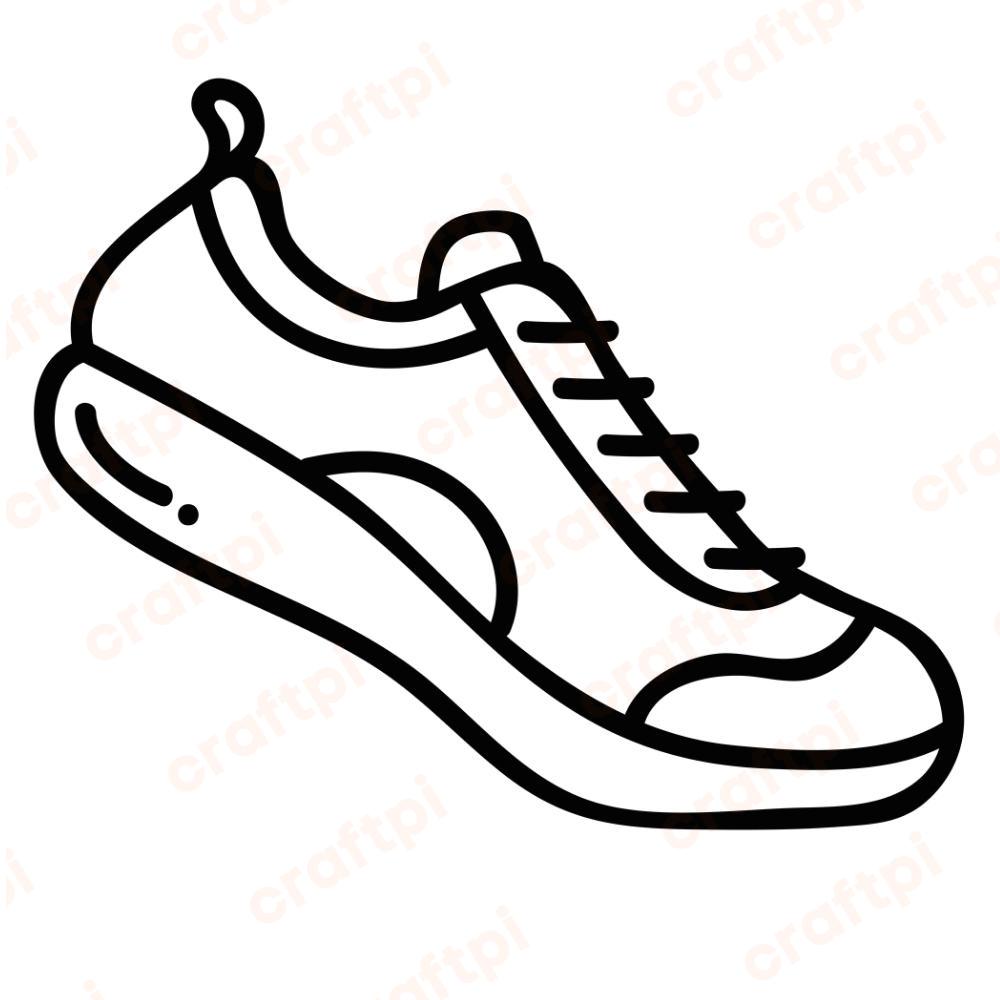 Sports Shoe SVG, PNG, JPG, PSD, PDF Files
