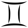 Gemini Zodiac Sign Clipart SVG, PNG, JPG, PDF Files