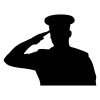 Soldier Officer Saluting SVG, PNG, JPG, PDF Files