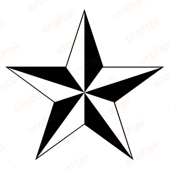 Army Star Emblem SVG, PNG, JPG, PDF Files