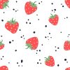 Strawberry Seamless Pattern SVG, PNG, JPG, PDF Files