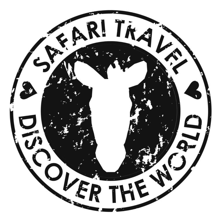 Safari Travel Stamp SVG, PNG, JPG, PDF Files