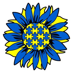 Down Syndrome Jigsaw Puzzle Sunflower SVG, PNG, JPG, PDF Files