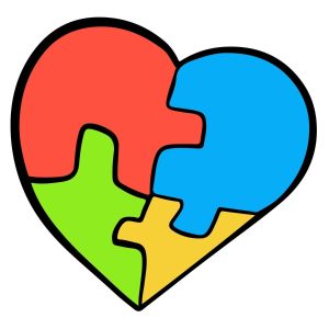 Autism Heart Puzzle SVG, PNG, JPG, PDF Files