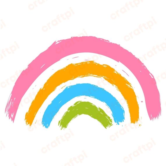 Autism Textured Rainbow SVG, PNG, JPG, PDF Files