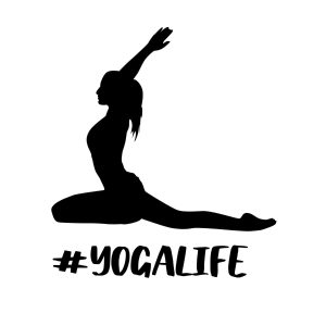 Yogalife Hashtag SVG, PNG, JPG, PDF Files