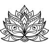 Mandala Lotus Flower SVG, PNG, JPG, PDF Files