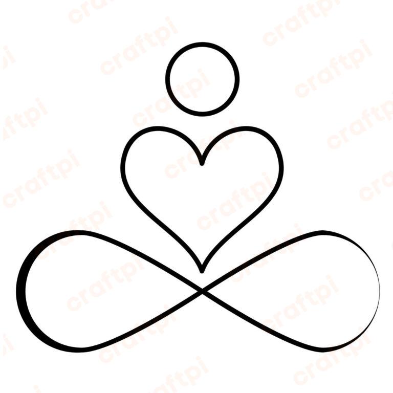 Yoga Lotus Pose Icon SVG, PNG, JPG, PDF Files