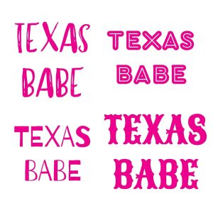 Texas Babe Bundle SVG, PNG, JPG, PDF Files