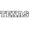 Texas Text Outline SVG, PNG, JPG, PDF Files