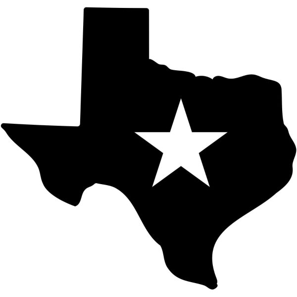 Texas Star Map SVG, PNG, JPG, PDF Files