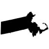 Massachusetts State Map Silhouette SVG, PNG, JPG, PDF Files