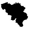 Belgium Silhouette Map SVG, PNG, JPG, PDF Files