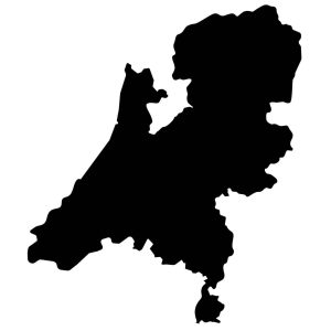 Netherlands Silhouette Map SVG, PNG, JPG, PDF Files