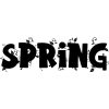 Floral Spring Text SVG, PNG, JPG, PDF Files