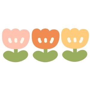 Cute Tulip Bundle SVG, PNG, JPG, PDF Files