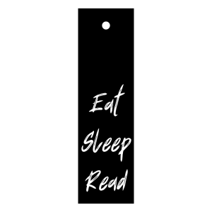 Eat Sleep Read Bookmark SVG, PNG, JPG, PDF Files