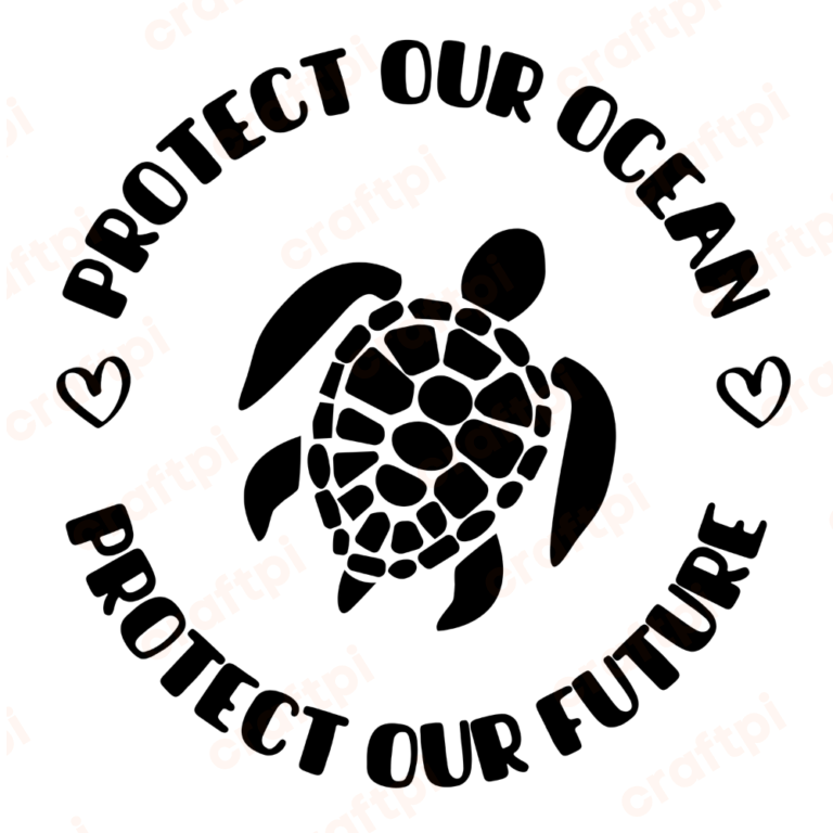 Protect Our Ocean SVG, PNG, JPG, PDF Files