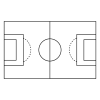 Soccer Court Plan SVG, PNG, JPG, PDF Files
