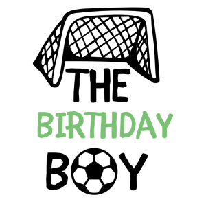 The Birthday Boy Soccer SVG, PNG, JPG, PDF Files