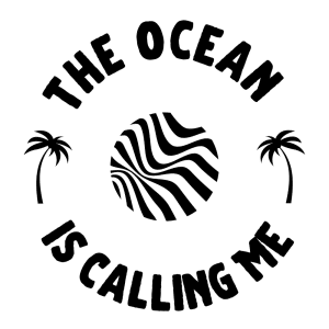 The Ocean Is Calling Me SVG, PNG, JPG, PDF Files