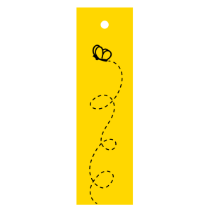 Trail Butterfly Bookmark SVG, PNG, JPG, PDF Files