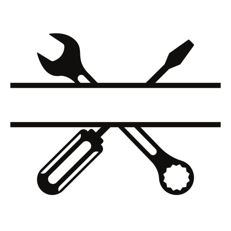 Car Mechanic Tools Monogram SVG, PNG, JPG, PDF Files