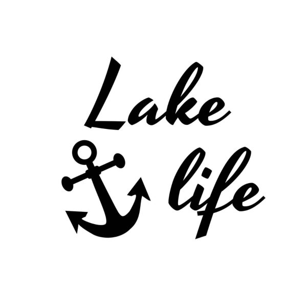 Lake Life Anchor SVG, PNG, JPG, PDF Files
