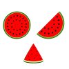 Watermelon Slice Bundle SVG, PNG, JPG, PDF Files
