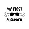My First Summer Sunglasses SVG, PNG, JPG, PDF Files
