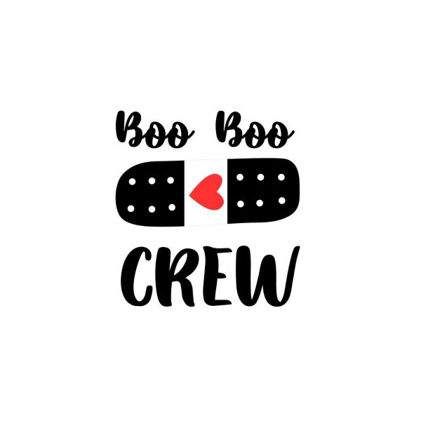 Boo Boo Crew With Plaster SVG, PNG, JPG, PDF Files