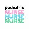 Stacked Pediatric Nurse SVG, PNG, JPG, PDF Files