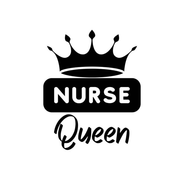 Nurse Queen SVG, PNG, JPG, PDF Files
