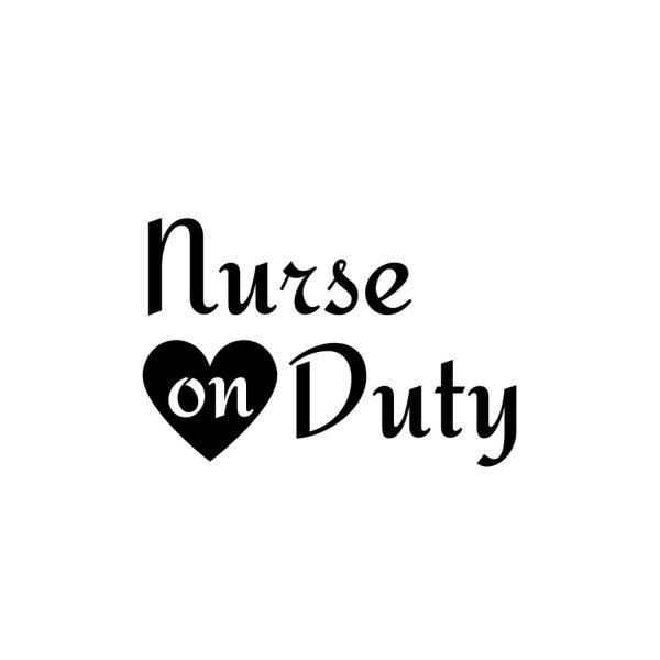 Nurse On Duty SVG, PNG, JPG, PDF Files