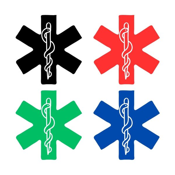 Ambulance Symbol Star Of Life Bundle SVG, PNG, JPG, PDF Files