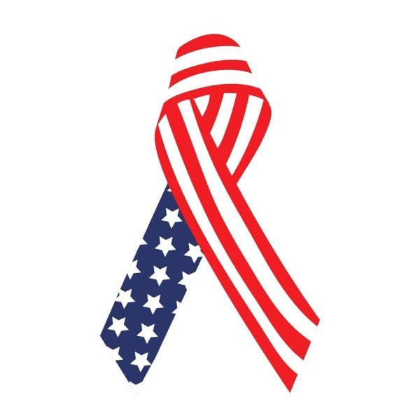 Ribbon USA Flag SVG, PNG, JPG, PDF Files