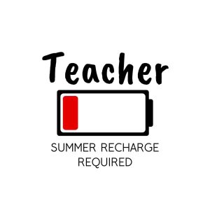 Teacher Summer Recharge Required SVG, PNG, JPG, PDF Files