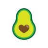 Avocado Heart SVG, PNG, JPG, PDF Files